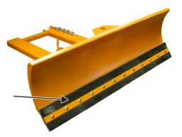 Snowplow accessories rubber scrape list