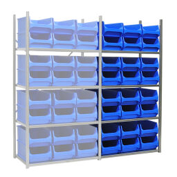 Combination set combination kit extension including 24 storage bins