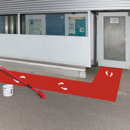Floor marking and tape marking paint 5 liter outside paint - red