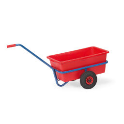 Pull wagon fetra hand truck with plastic tray