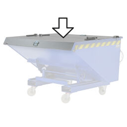 Tilting container accessories accessories tilting container 2-part lid