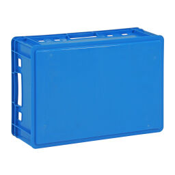 Stapelboxen aus kunststoff palettenangebot e2 fleischkiste mit offenen handgriffen