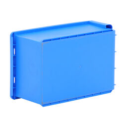 Used storage bin plastic with grip opening stackable