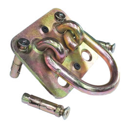 Safe accessories chain anchor suitable as ground anchor or wall anchor