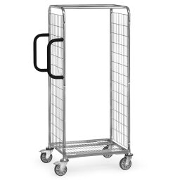 Order picking trolley fetra order picking trolley with 2 pushing brackets