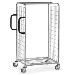 Order picking trolley fetra order picking trolley with 2 pushing brackets