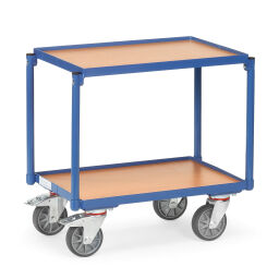 Table top carts fetra roll platform with 2 shelves