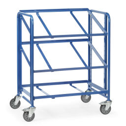 Storage trolleys fetra euro box trolley suitable for 6 euro boxes 600x400 mm