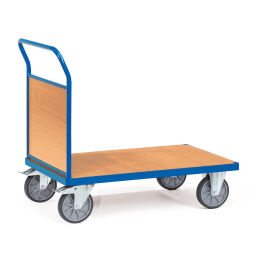 Chariot logistique fetra chariot plate-forme/ chariot plateau 1 barre de poussée