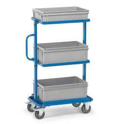 Storage trolleys fetra storage trolley incl. 3 plastic containers