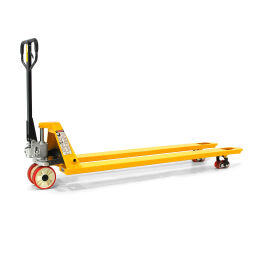 Pallet truck extra long fork length 1800 mm lifting height 85-200 mm