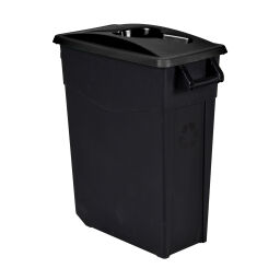 Waste bin plastic waste bin lid with insertion opening