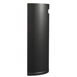 Outdoor waste bins steel waste pin with wall fixing