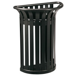 Outdoor waste bins steel waste pin with wall fixing