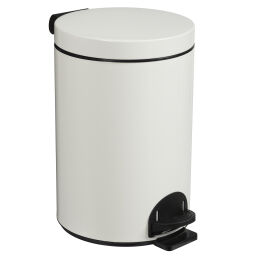 Waste bin steel waste pin with lid to pedal frame
