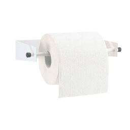 Toilet paper dispensers with wall fixing