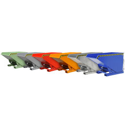 Automatic tilting automatic tilting container not suitable for hand pallet trucks