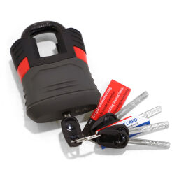 Safe accessories padlock including five keys