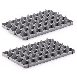 Stacking box plastic accessories glass rack