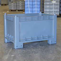 Used stacking box plastic large volume container b-quality, with damage