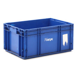 Gebruikte stacking box plastic stackable all walls closed