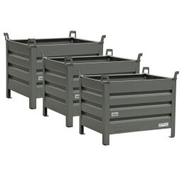 Steel bins fixed construction stacking box parcel offer