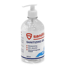 Sanitary 6x soap dispenser with disinfectant hand gel