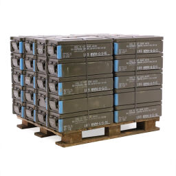 Gebruikte steel bins fixed construction stacking box parcel offer