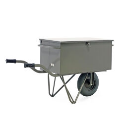Wheelbarrow matador tool wheelbarrow with puncture proof wheel (foamed polyurethane) 