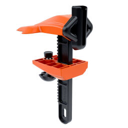 Barriers accessories holder with clamp