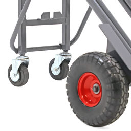 Used sack truck fold up shovel puncture-proof pu tyres 260*85 mm