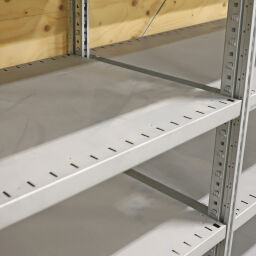 Shelving used static shelving rack complete with accessories