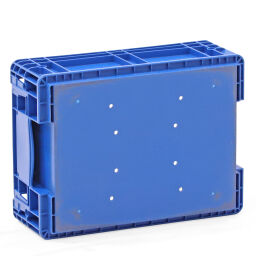 Used stacking box plastic pallet tender all walls closed + lid