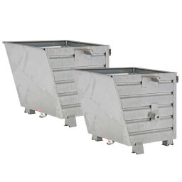 Automatic tilting automatic tilting container parcel offer