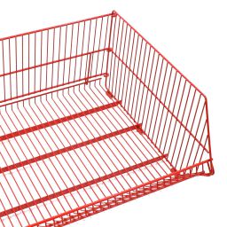 Used shoppingbasket stackable grip opening