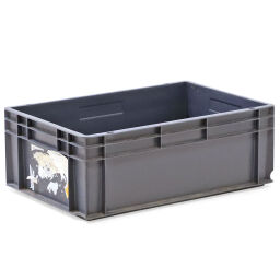 Gebruikte stacking box plastic stackable all walls closed