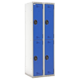 Gebruikte kasten lockerkast 4 deuren (cilindersluiting)