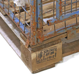 Used pallet stacking frames pallet tender 1 flap at 1 long side