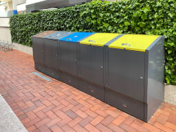 Bac poubelle conversion pour les conteneurs à déchets de 240 litres avec accélérateur verrouillable avec ressorts à gaz