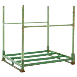 Used stacking rack mobile storage rack 2 side walls (detachable)