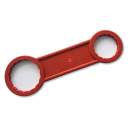 Barrels, drums and jerry cans, available from stock accessories wrench 50/63 mm