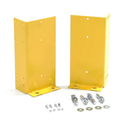 Shelving protection pallet rack collision protector kit