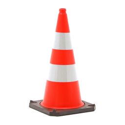 Cones street marker traffic cone, 750 mm high - reflective