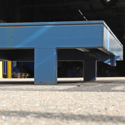 Used transport trolley trailer for long goods platform