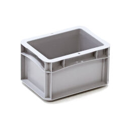Stacking box plastic stackable all walls closed