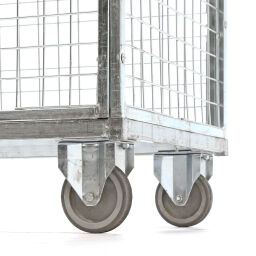 Used order picking trolley with 1 shelve (detachable)