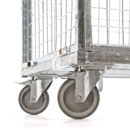 Used order picking trolley with 1 shelve (detachable)