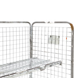 Used order picking trolley with 1 shelve (detachable)