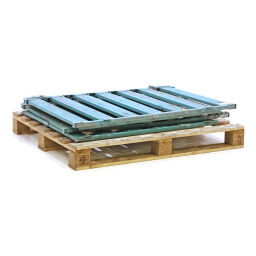 Used pallet stacking frames foldable construction  4-part