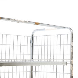 Used order picking trolley with 2 shelves (detachable)